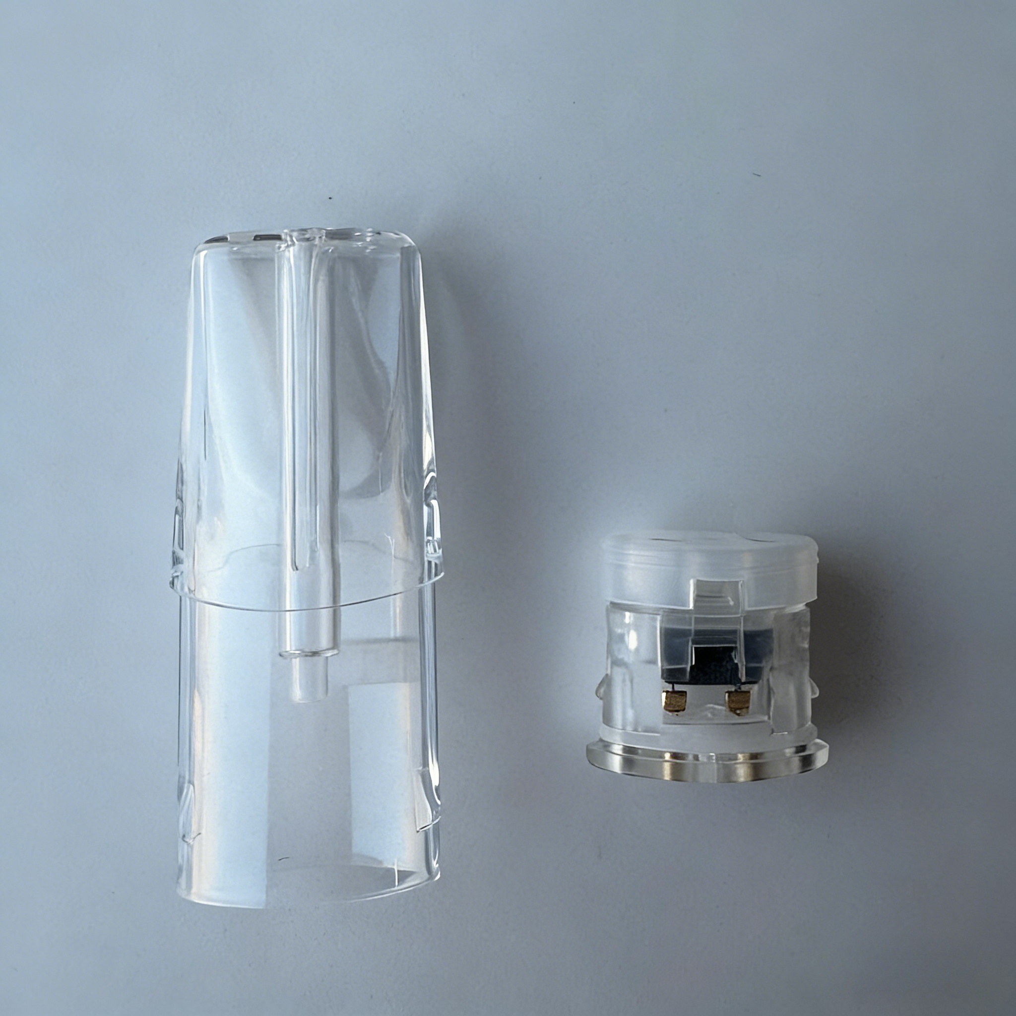 LANA白底1.6ML空煙彈發光版 底部註油空倉通用一代電子煙主機